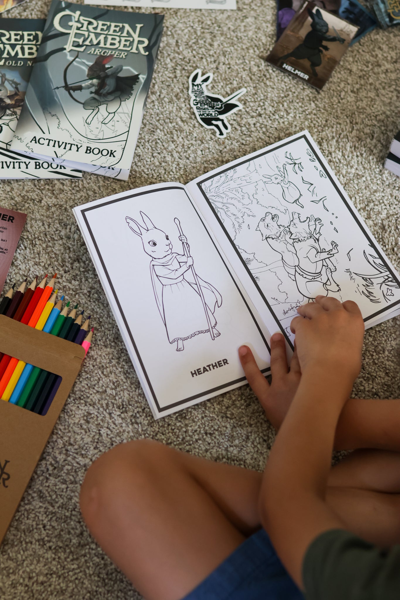 The Official Green Ember Activity Books