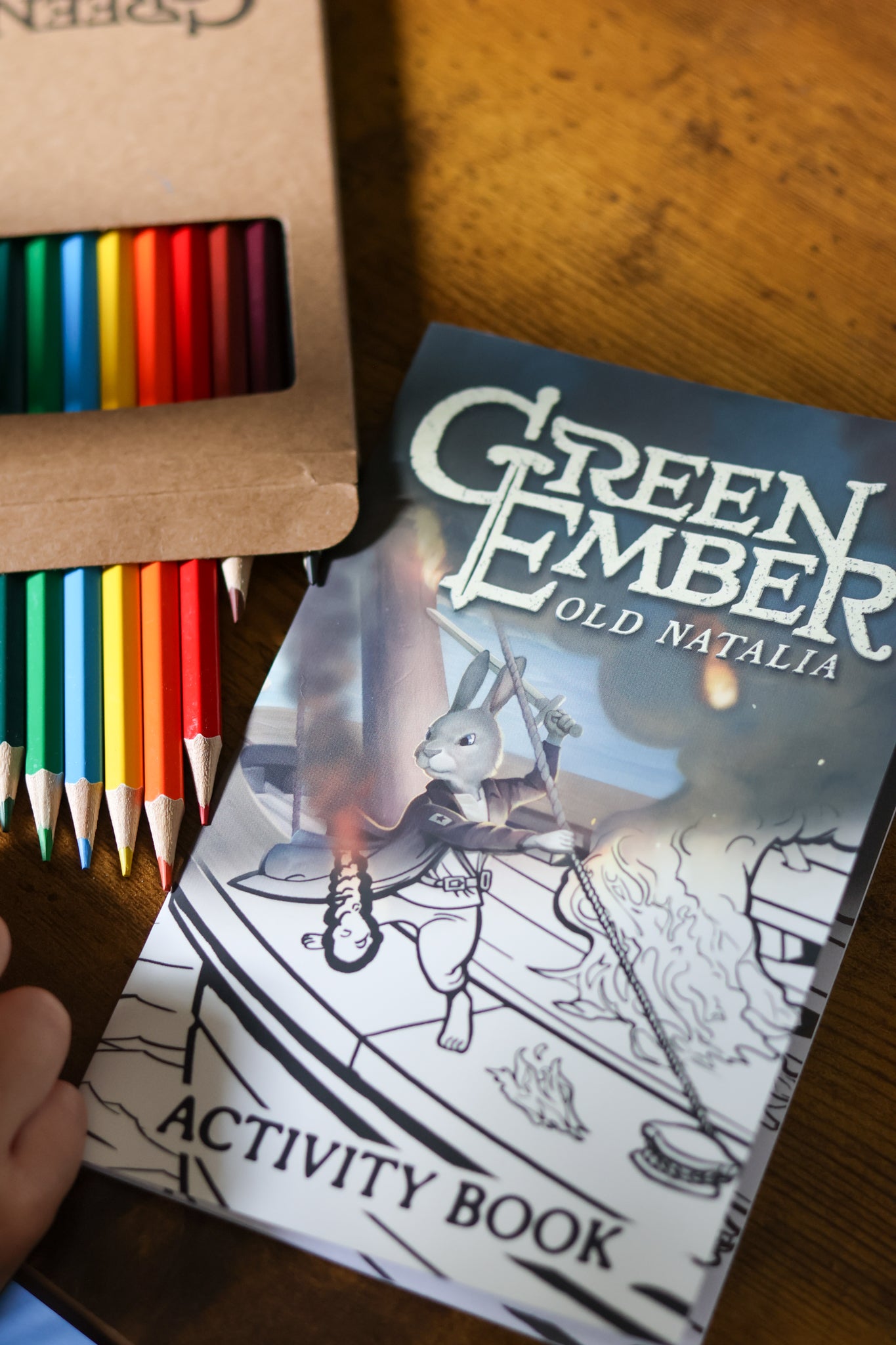 The Official Green Ember Activity Books