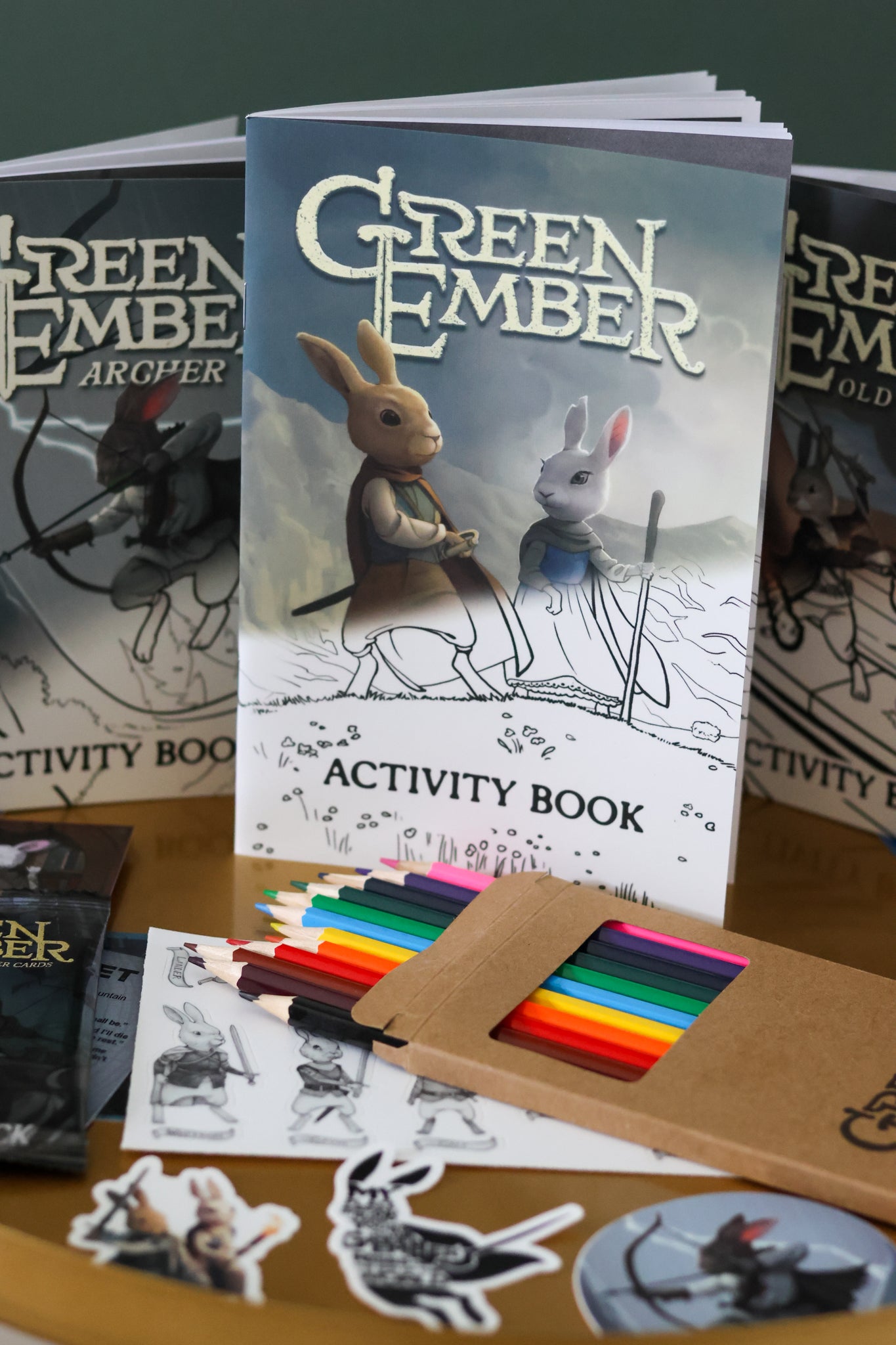 The Official Green Ember Activity Books