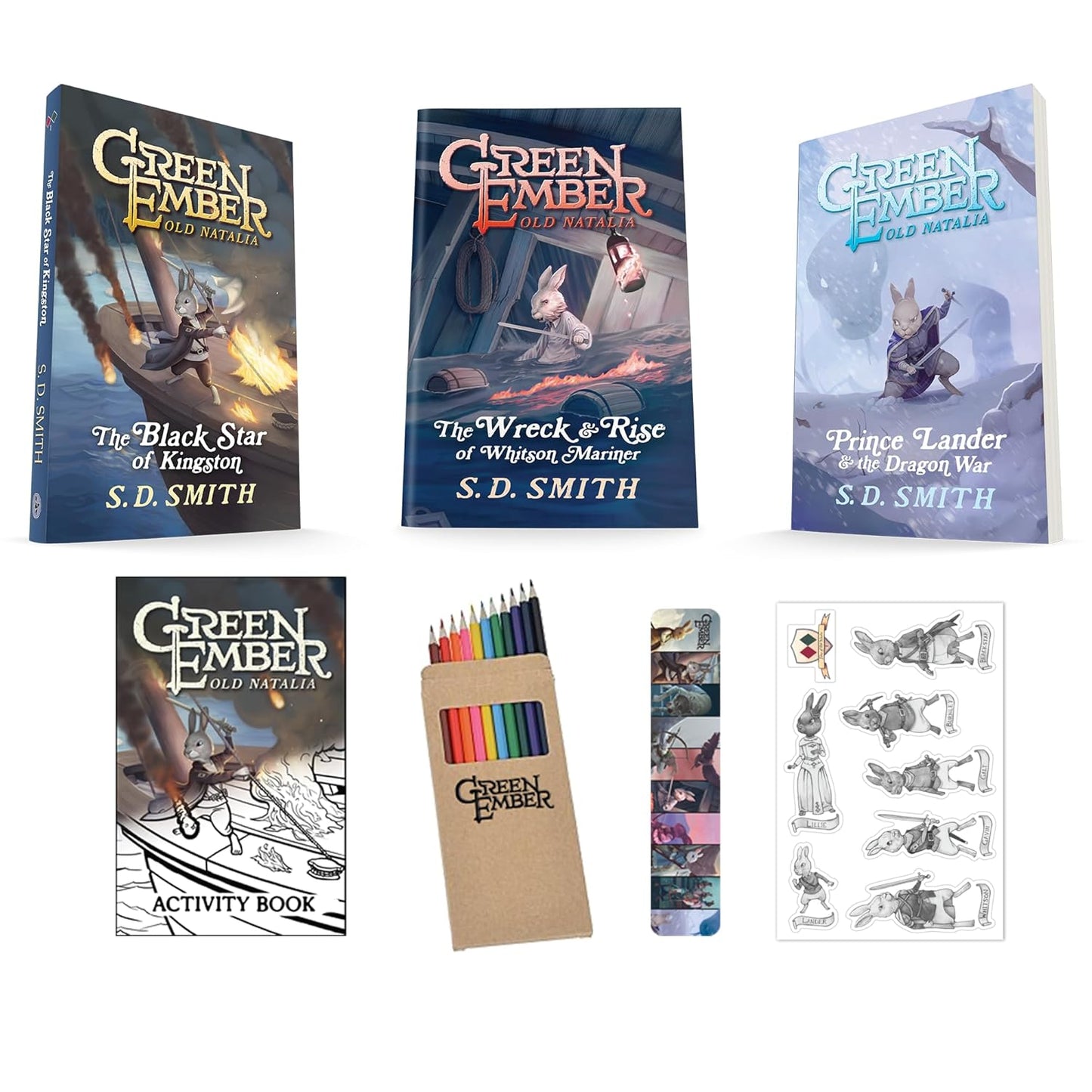 The Official Green Ember: Old Natalia Series 3 Book Set + Activity Book and More