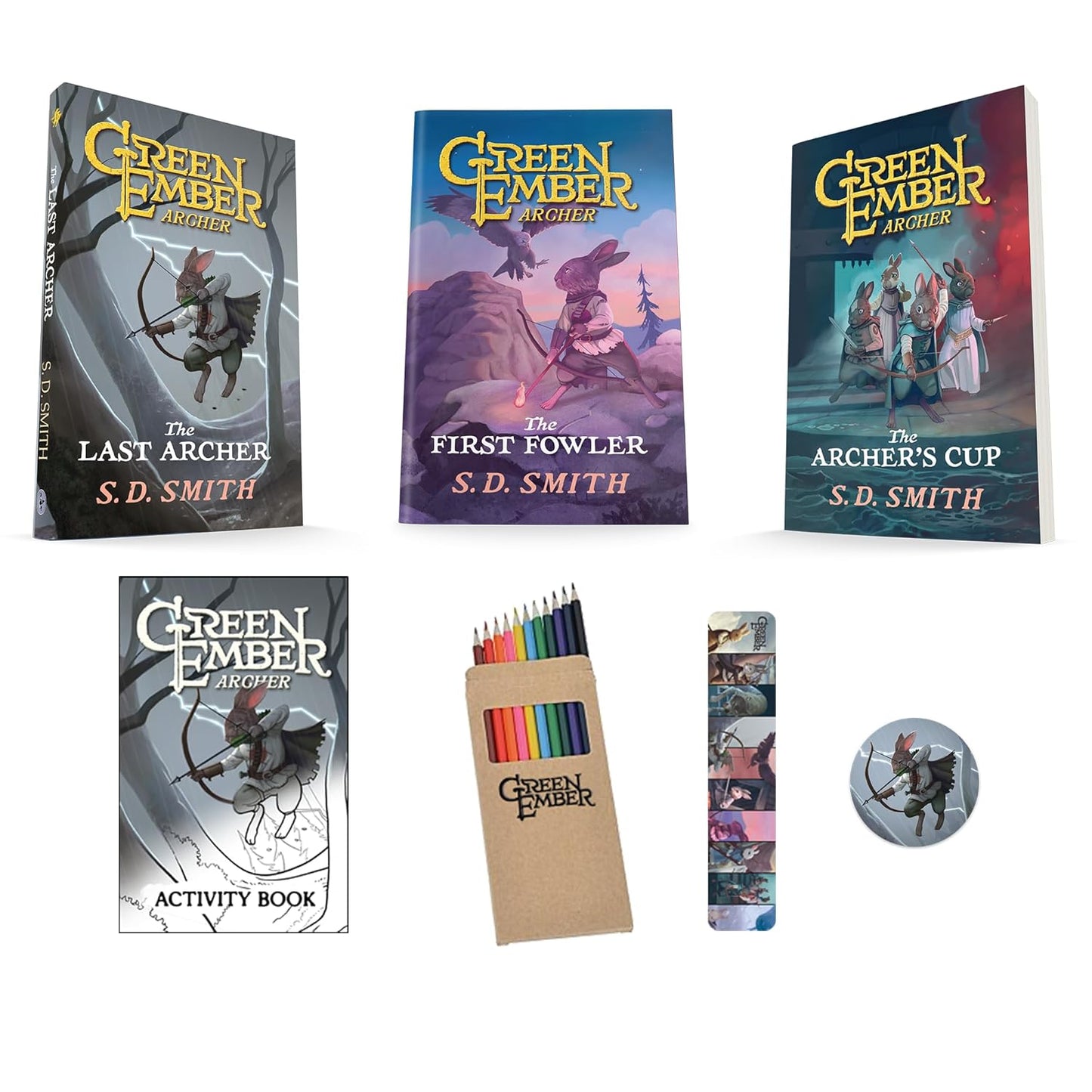 The Official Green Ember: Archer Series 3 Book Set + Activity Book and More
