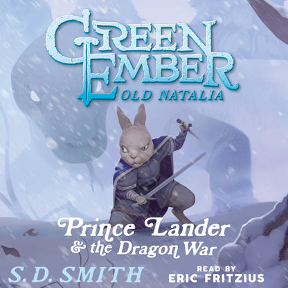 Prince Lander and the Dragon War audiobook cover
