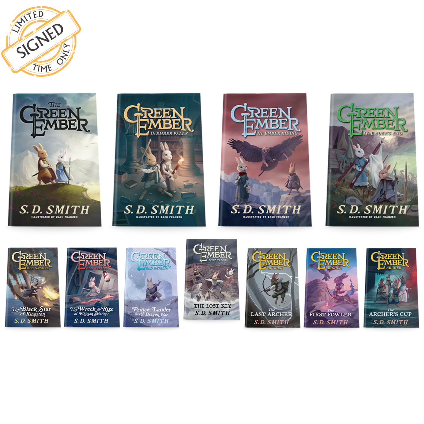 SIGNED The Green Ember Series - All 11 Books Bundle (Softcover)