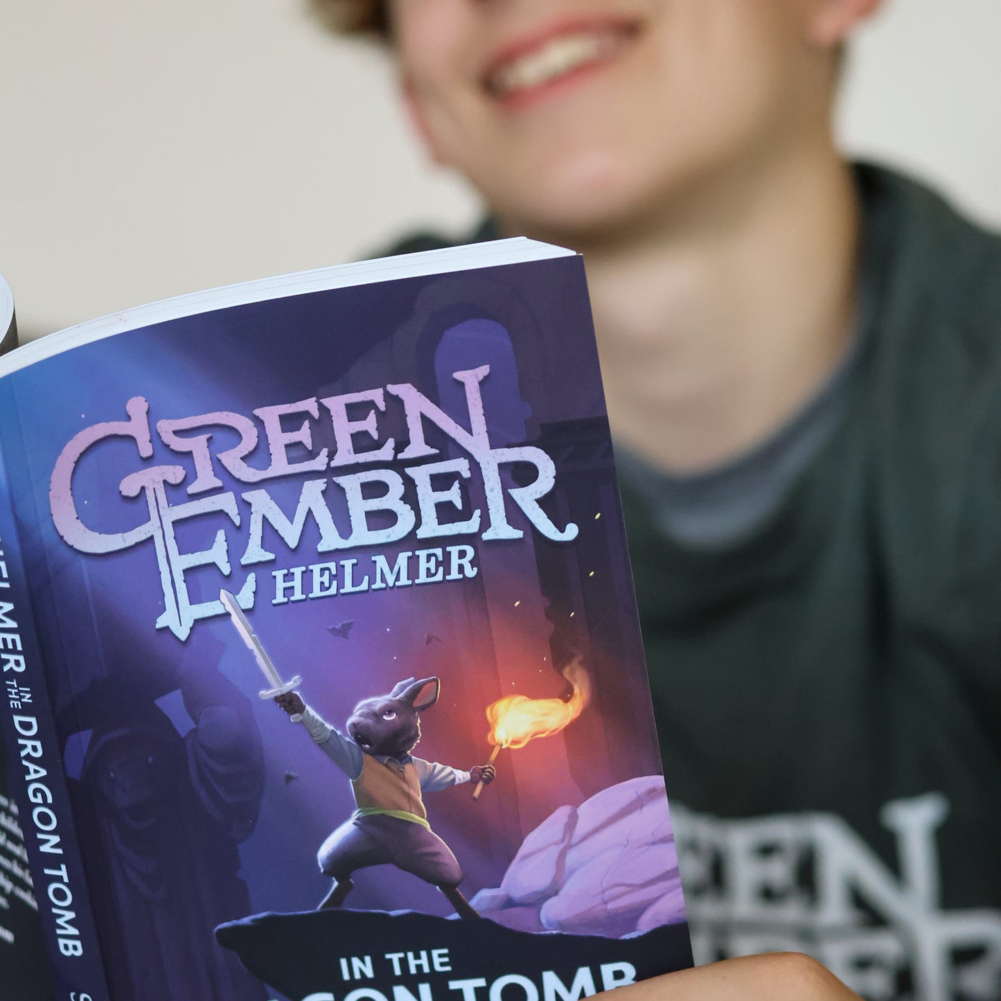 SIGNED Green Ember: Helmer in the Dragon Tomb