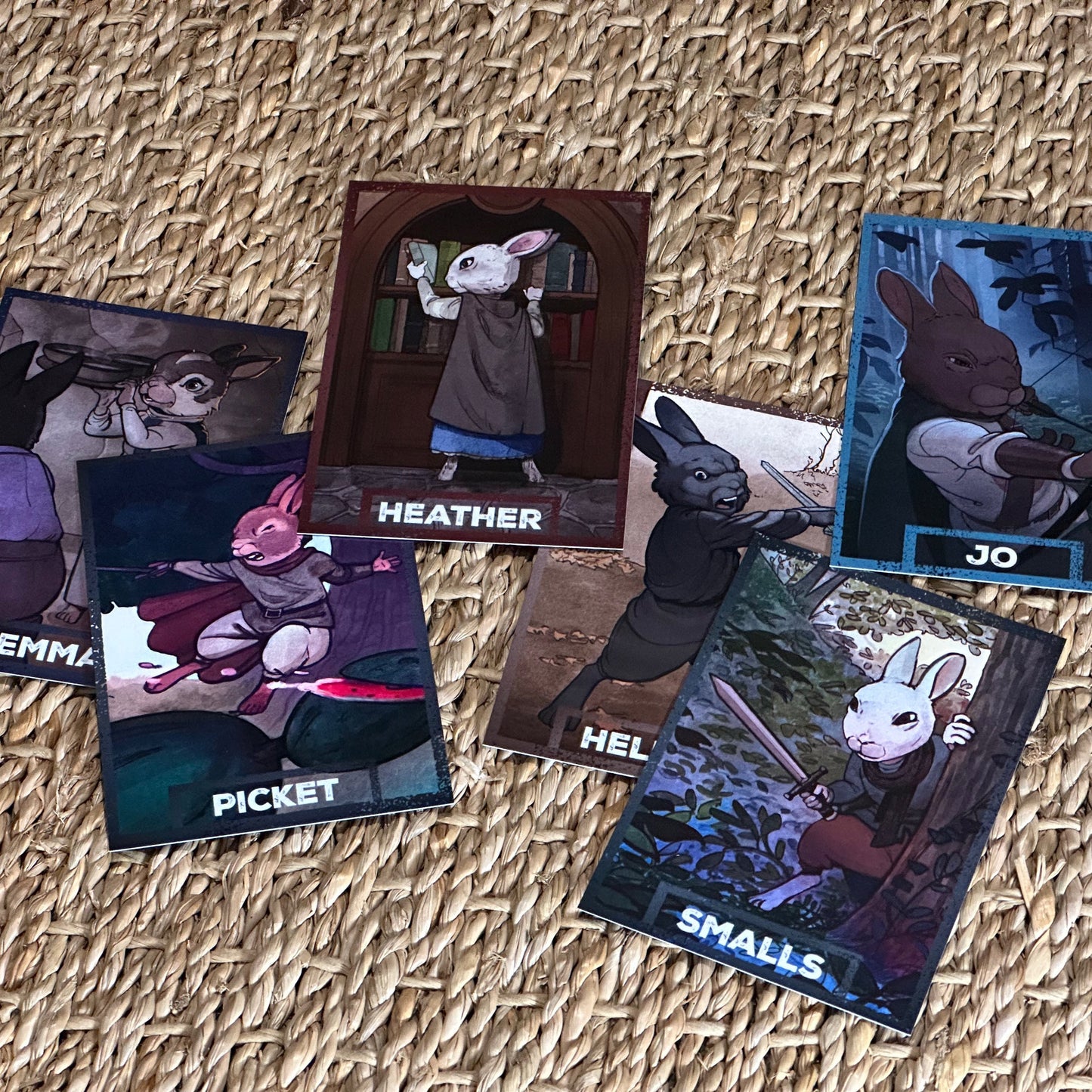 Green Ember Character Cards