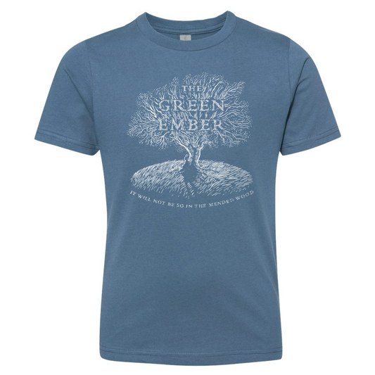 Blue Mended Wood T-Shirt