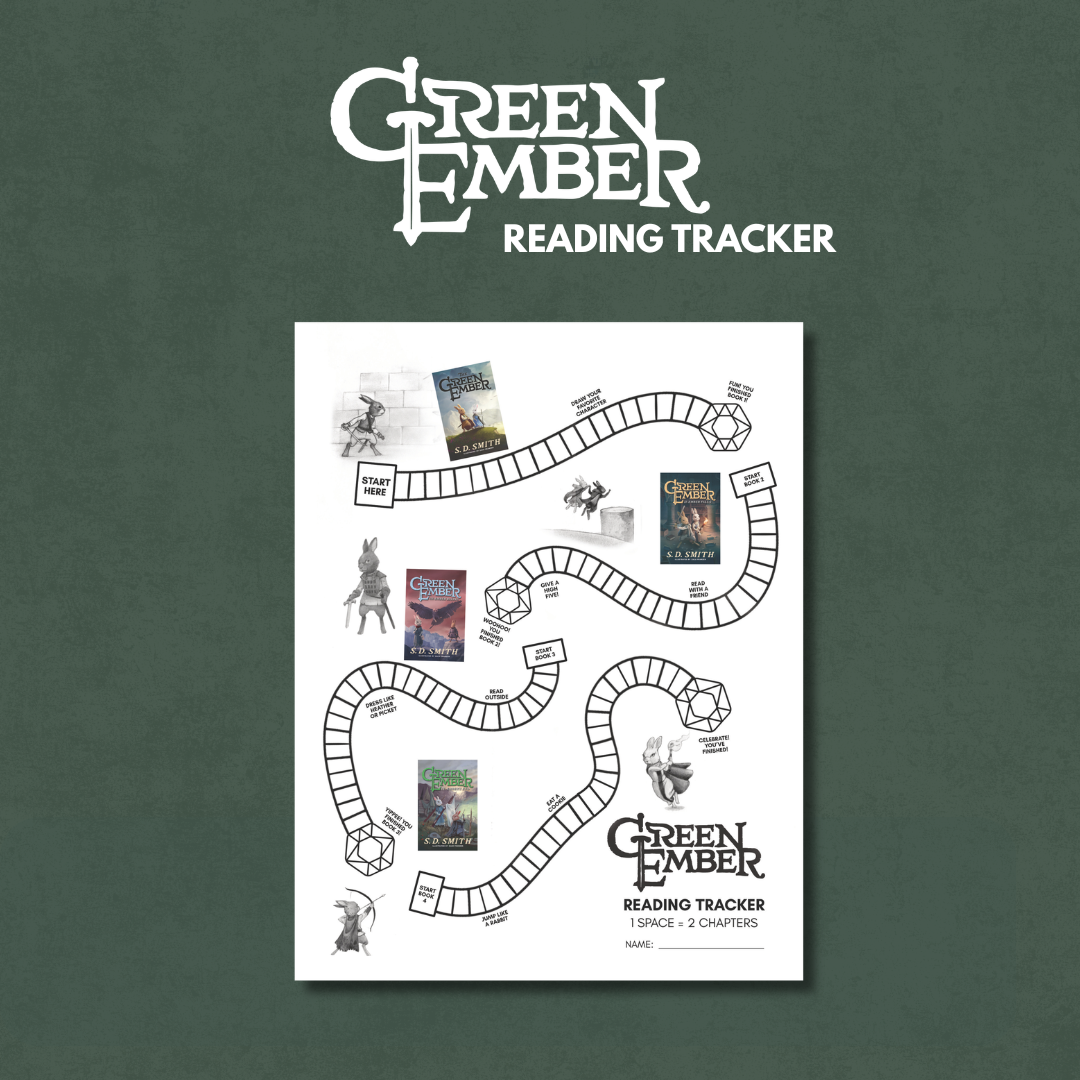Green Ember Reading Tracker - Printable Download