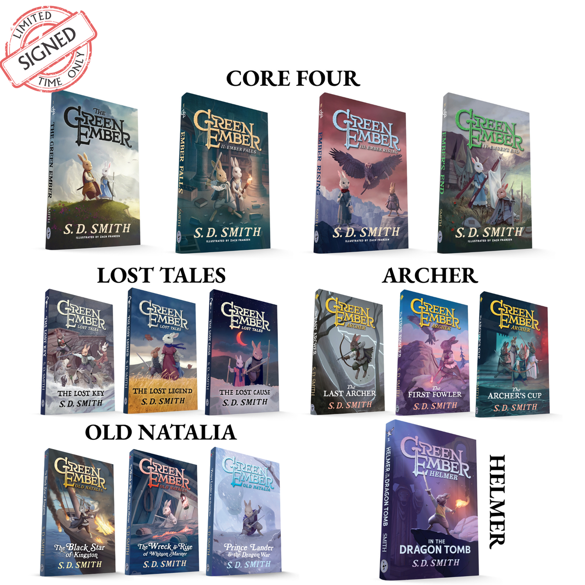 Signed - All Green Ember Books