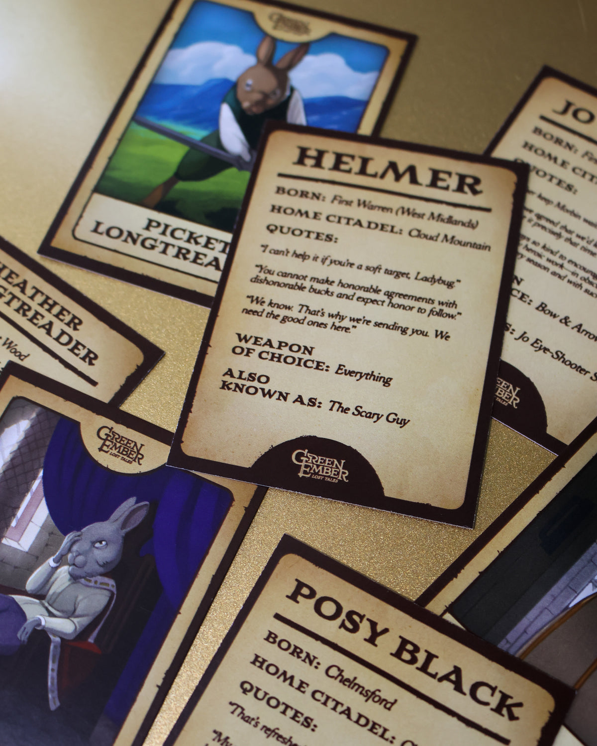 Signed Lost Tales Trilogy + Character Cards