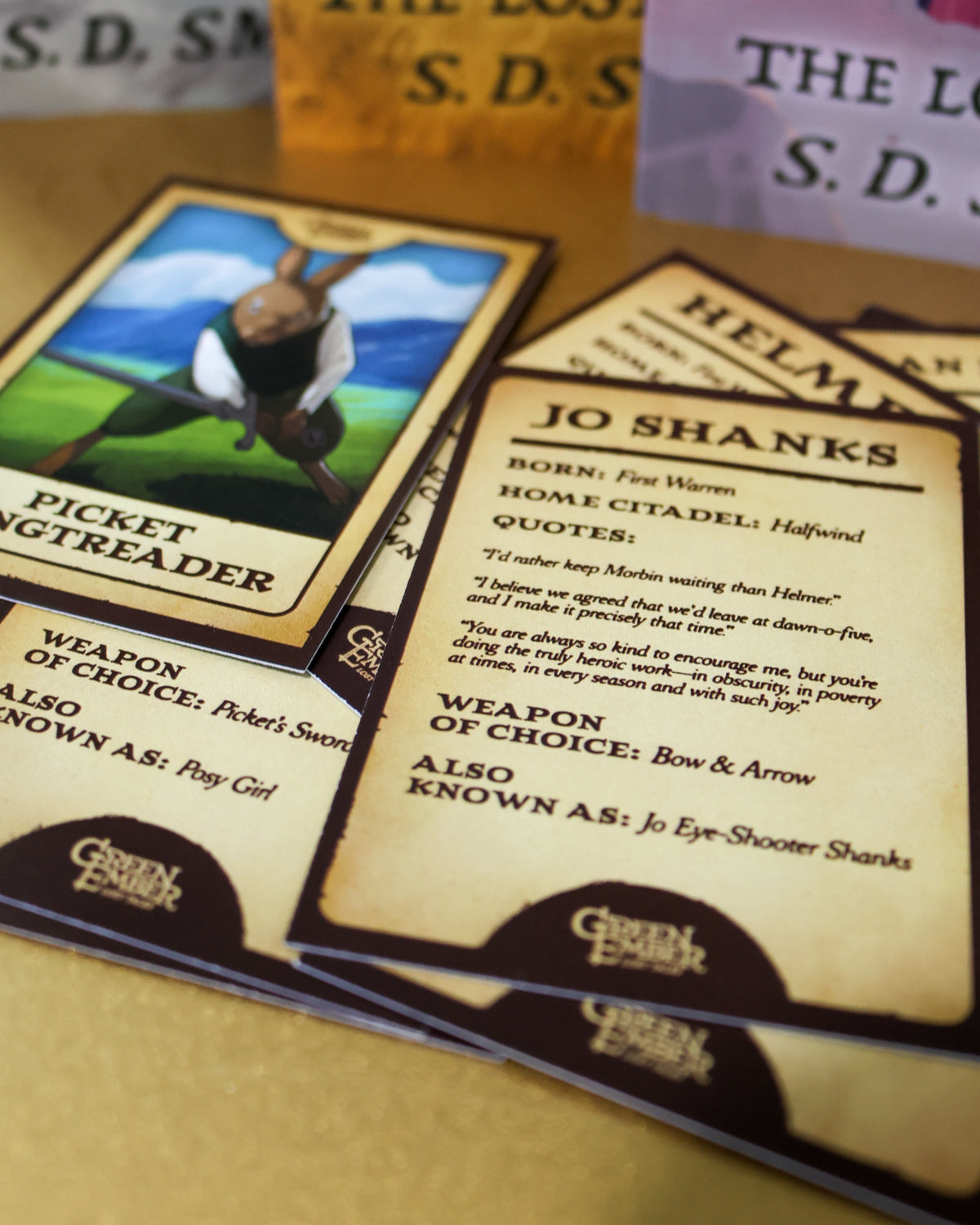 Signed Lost Tales Trilogy + Character Cards