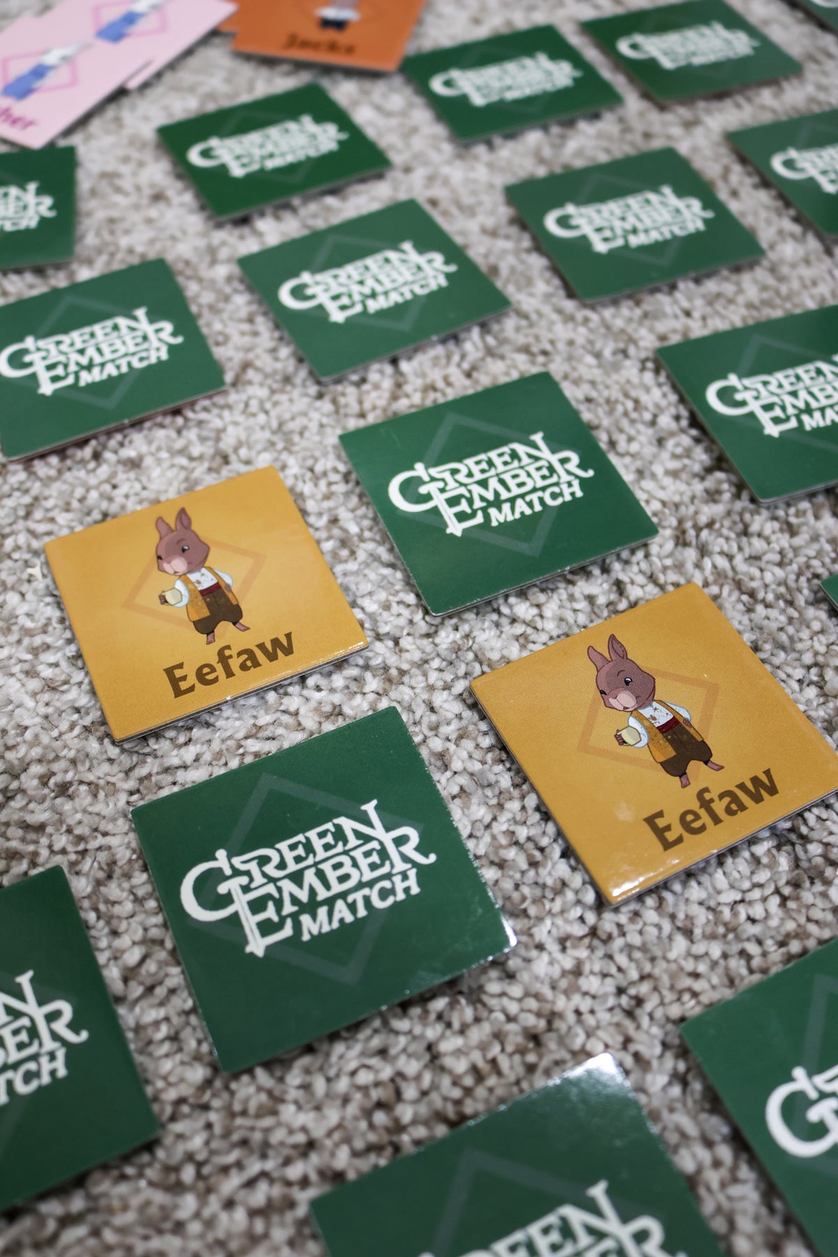 Green Ember Match Board Game